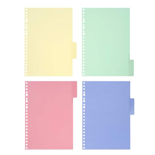 A5 Planner Horizontal Tab Dividers
